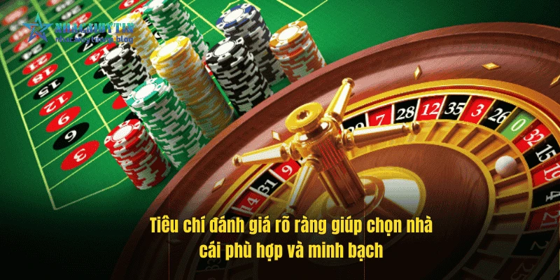 Tiêu chí đánh giá rõ ràng giúp chọn nhà cái phù hợp và minh bạch